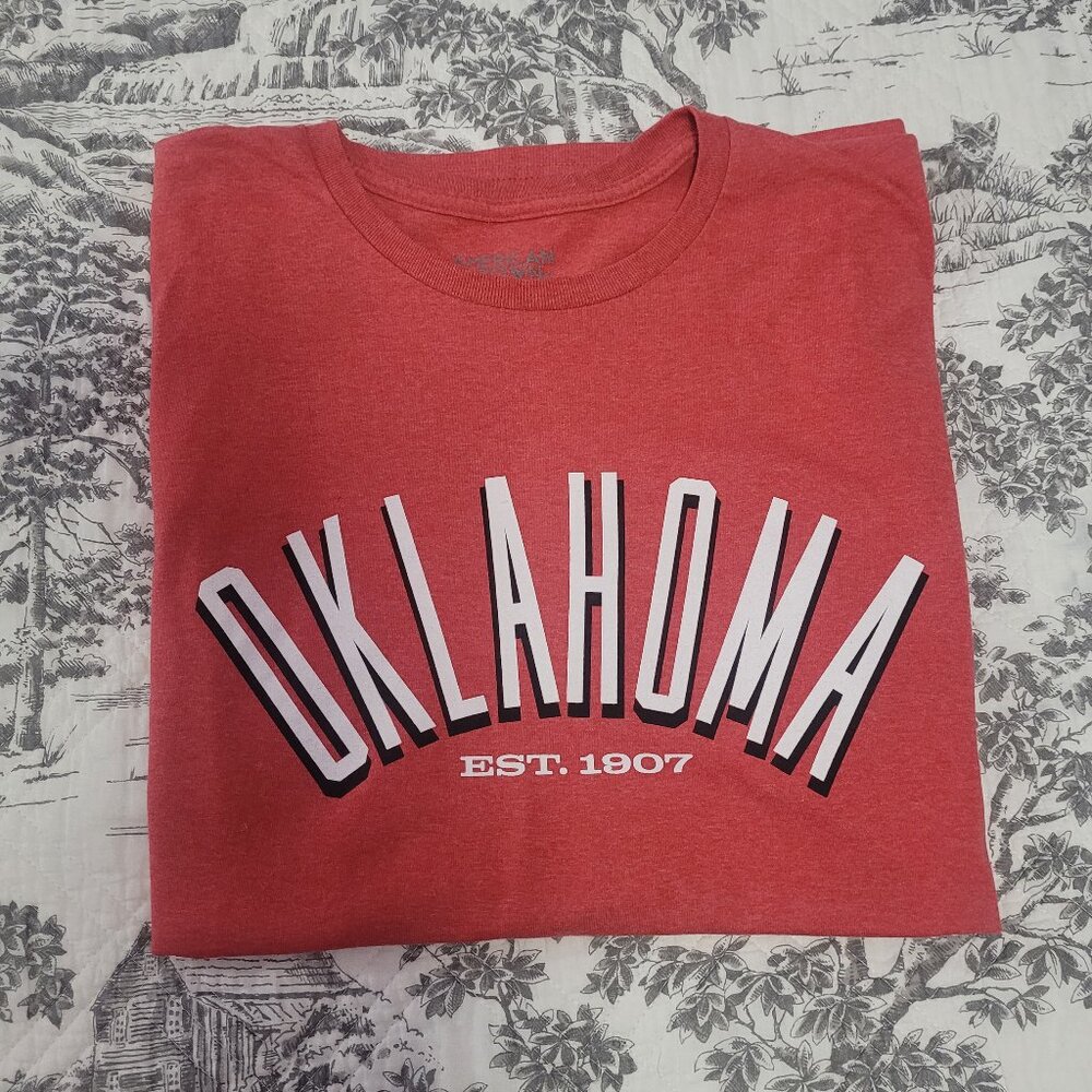 Red Oklahoma T Shirt Size Large NWOT